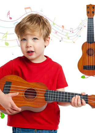 Kids Toy Ukulele Guitar,17 Inch Classical Guitar Musical Toy,4 Strings Guitar Ukulele Educational Learning Toy for Toddlers and Preschoolers