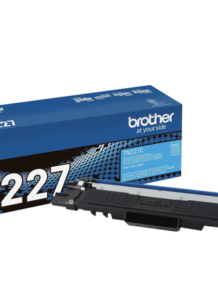 Brother Genuine TN227C, High Yield Toner Cartridge, Replacement Cyan Toner, Page Yield Up to 2,300 Pages, TN227, Amazon Dash Replenishment Cartridge 15.3 x 4.1 x 6.1 inches | Prints up to 2,300 pages, Amazon Dash replenishment