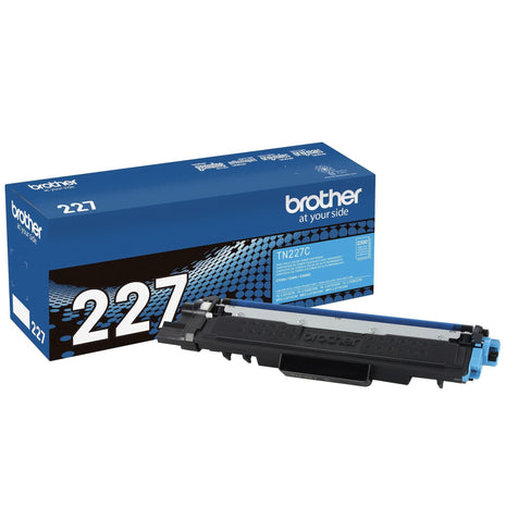 Brother Genuine TN227C, High Yield Toner Cartridge, Replacement Cyan Toner, Page Yield Up to 2,300 Pages, TN227, Amazon Dash Replenishment Cartridge 15.3 x 4.1 x 6.1 inches | Prints up to 2,300 pages, Amazon Dash replenishment