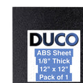 Duco USA-Made ABS Plastic Sheet 1/8 Inch Thick 12