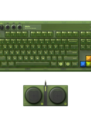 8BitDo Retro 87 Mechanical Keyboard with RGB Backlight, Bluetooth/2.4G/USB-C Hot Swappable Wireless Gaming Keyboard for Windows and Android - Xbox Edition (Officially Licensed)