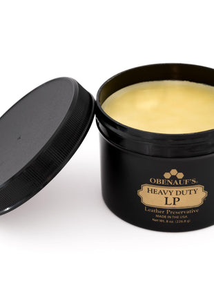 Obenauf's Heavy Duty LP Leather Conditioner Natural Oil Beeswax Formula (8oz)