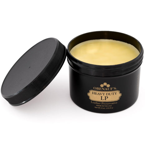 Obenauf's Heavy Duty LP Leather Conditioner Natural Oil Beeswax Formula (8oz)