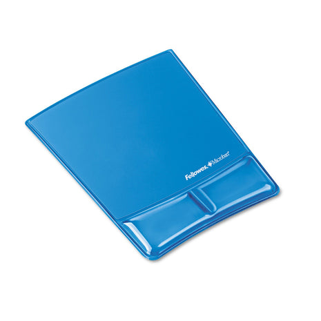Fellowes 9182201 Mouse/Pad Wrist Support,Gel,8-1/4-Inch x9-7/8-Inch x7/8-Inch ,Sapphire