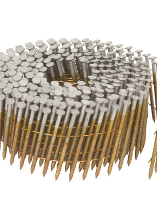 Metabo HPT Siding Nails | 2-Inch x .092 | 15 Degree | Full Round Head | Ring Shank | Wire Coil | Hot Dipped Galvanized | 3,600 Count | 13365HHPT