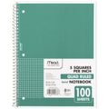 Mead Spiral Notebook, 1 Subject, Graph Ruled Paper, 7-1/2
