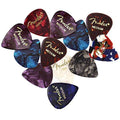 Fender Premium Picks Sampler - 12 Pack Includes Thin, Medium & Heavy Gauges (Austin Bazaar Exclusive)