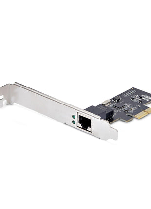 StarTech.com 1-Port 2.5Gbps PCIe Network Card, Computer Network Card, Intel I225-V, Multi-Gigabit Ethernet Interface Card