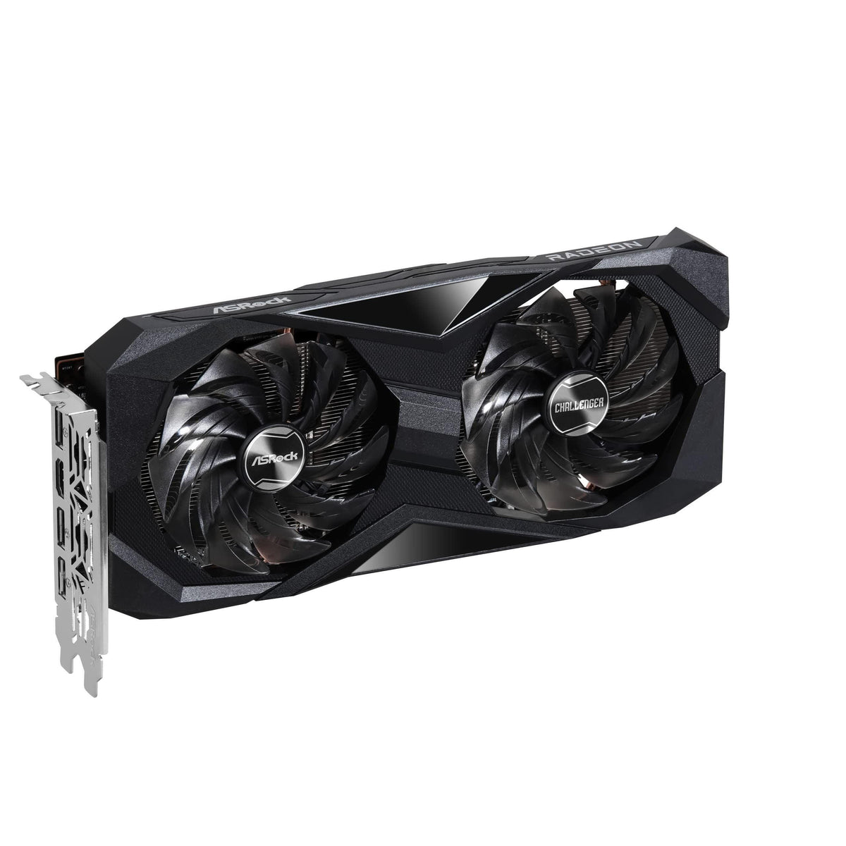 ASRock AMD Radeon RX 7600 Challenger 8GB OC GDDR6 DisplayPort HDMI 0dB Silent Cooling Graphics Card 128-bit 7680 x 4320 18 Gbps Graphics Card