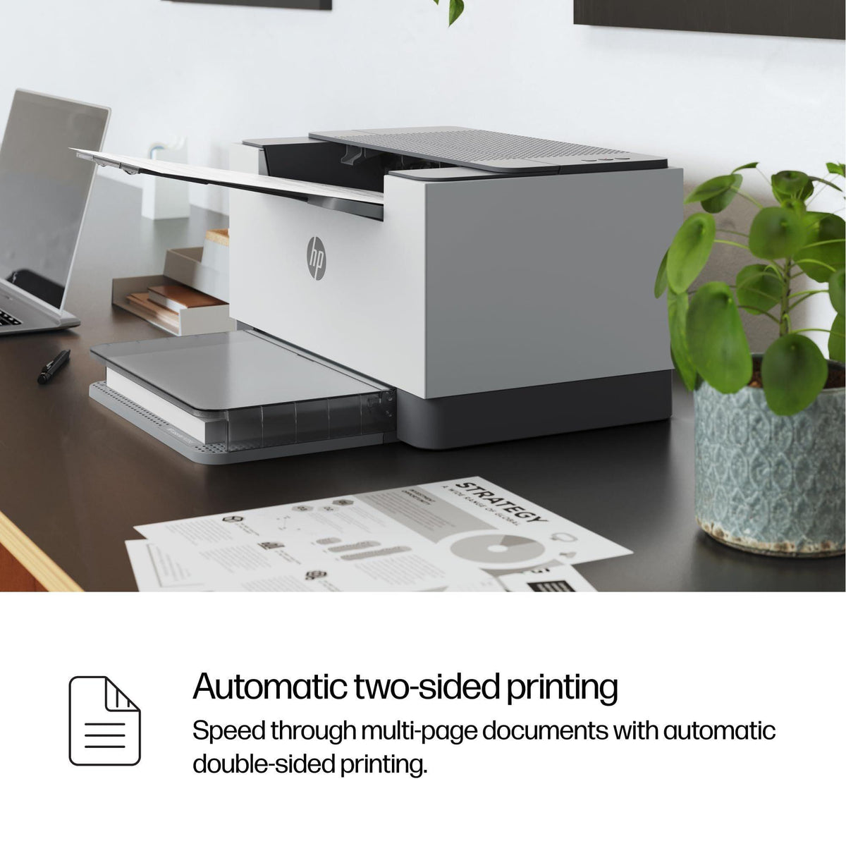HP LaserJet M209dw Wireless Black & White Printer, Print Only, Fast speeds, Easy setup, Mobile printing,Best-for-small teams