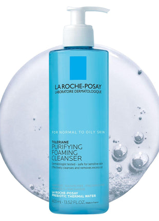 La Roche-Posay Toleriane Purifying Foaming Facial Cleanser, Oil Free Face Wash for Women & Men with Niacinamide + Ceramides, Pore Cleanser Safe For Sensitive Skin, Won?? Dry Out Skin, Soap Free, 400ml