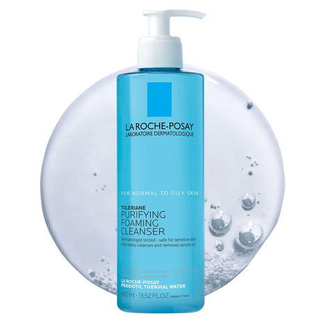 La Roche-Posay Toleriane Purifying Foaming Facial Cleanser, Oil Free Face Wash for Women & Men with Niacinamide + Ceramides, Pore Cleanser Safe For Sensitive Skin, Won?? Dry Out Skin, Soap Free, 400ml