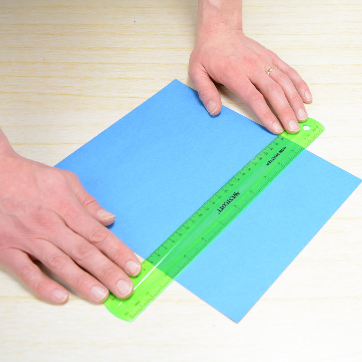 Westcott Shatterproof Ruler, 12-Inch, Green, 16012