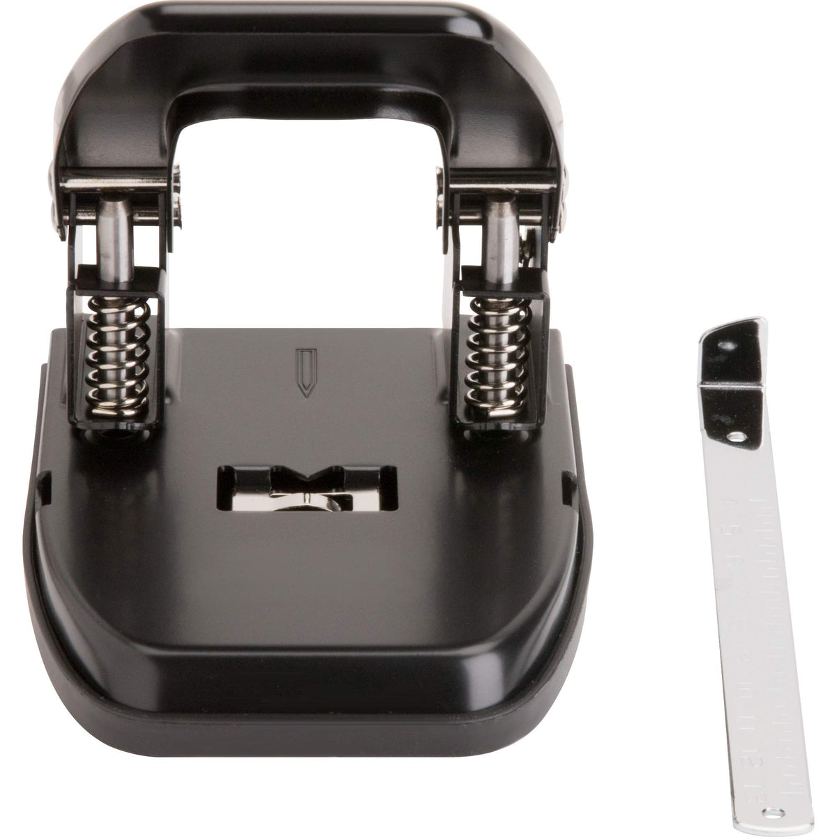 Business Source Heavy-Duty Hole Punch (65626), Black, Small (1-24)