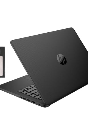 HP Stream 14 inch HD BrightView Laptop, Intel Celeron N4120, 16GB RAM, 288GB Storage (128GB eMMC + 160GB Docking Station Set), Intel UHD Graphics, 720p Webcam, Wi-Fi, 1 Year Office 365, Win 11 S, Black
