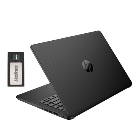 HP Stream 14 inch HD BrightView Laptop, Intel Celeron N4120, 16GB RAM, 288GB Storage (128GB eMMC + 160GB Docking Station Set), Intel UHD Graphics, 720p Webcam, Wi-Fi, 1 Year Office 365, Win 11 S, Black