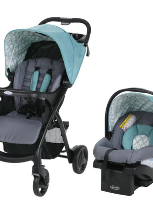 Graco Verb Travel System | Includes Verb Stroller and SnugRide 30 Infant Car Seat, Merrick | Stroller and Carseat Combo