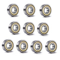 608 ZZ Ball Bearings(10PCS), 608ZZ Metal Double Shielded Miniature Deep Groove Skateboard Ball Bearings (8mm x 22mm x 7mm)