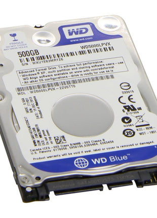 Western Digital 500GB 2.5 inch Playstation 3/Playstation 4 Hard Drive (PS3 Fat, PS3 Slim, PS3 Super Slim, PS4)