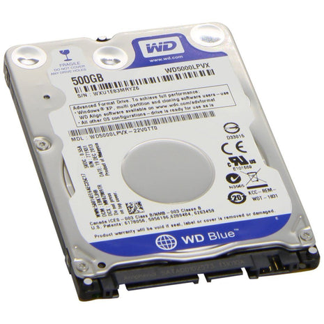 Western Digital 500GB 2.5 inch Playstation 3/Playstation 4 Hard Drive (PS3 Fat, PS3 Slim, PS3 Super Slim, PS4)