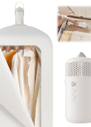 Portable Clothes Dryer, Compact Portable Dryer Machine for Apartment, RV, Travel - Premium 1000w Mini Dryer with Dry Bag, Hook for Light Clothes, Underwear
