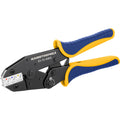 haisstronica Crimping Tool For Heat Shrink Connectors-AWG 26-10 Ratchet Wire Terminal Crimper-Ratcheting Crimper Tools-Available For Insulated Nylon Connectors and Electrical Wire Connectors HS-8327