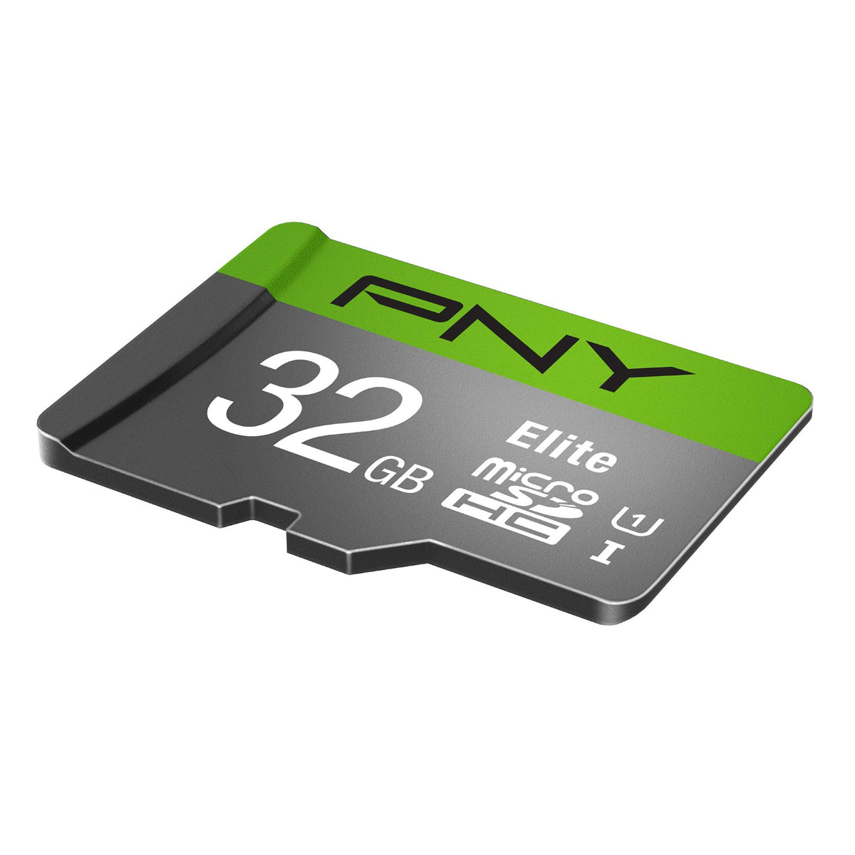 PNY 32GB Elite Class 10 U1 microSDHC Flash Memory Card - 100MB/s Read, Class 10, U1, Full HD, UHS-I, Micro SD (Pack of 1)