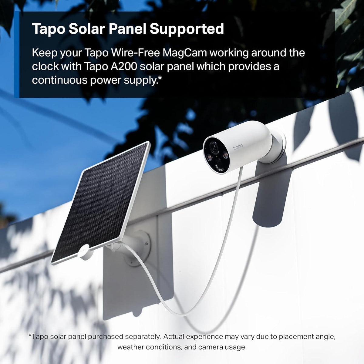TP-Link 𝗧𝗮𝗽𝗼 MagCam, 2024 PCMag Editors’ Choice & Wirecutter Recommended Outdoor Security Camera, 2K, Battery, Magnetic Mount Wireless Camera, 150° FOV, SD/Cloud Storage, Person/Vehicle Detection