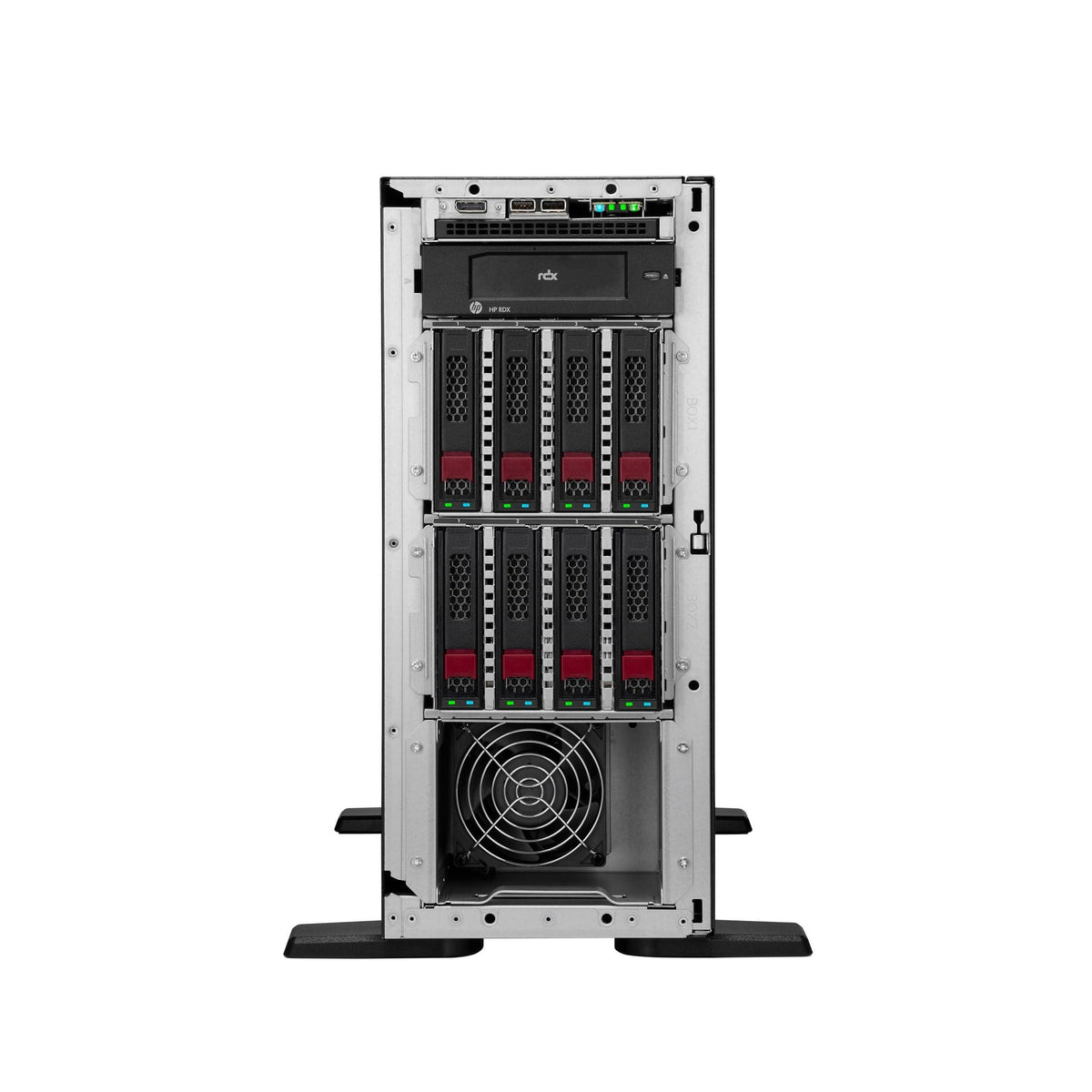 Hewlett Packard Enterprise ProLiant ML110 Gen11 Tower Server w/one Intel Xeon Silver 4410Y Processor, 2.0GHz 12‑core 1P 32GB‑R MR408i‑o 8SFF 2x480GB SSD 2x800W PS (HPE Smart Choice P69303-005)