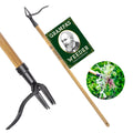 Grampa's Weeder - The Original Stand Up Weed Puller Tool with Long Handle - Made with Real Bamboo & 4-Claw Steel Head Design - Easily Remove Weeds Without Bending, Pulling, or Kneeling.