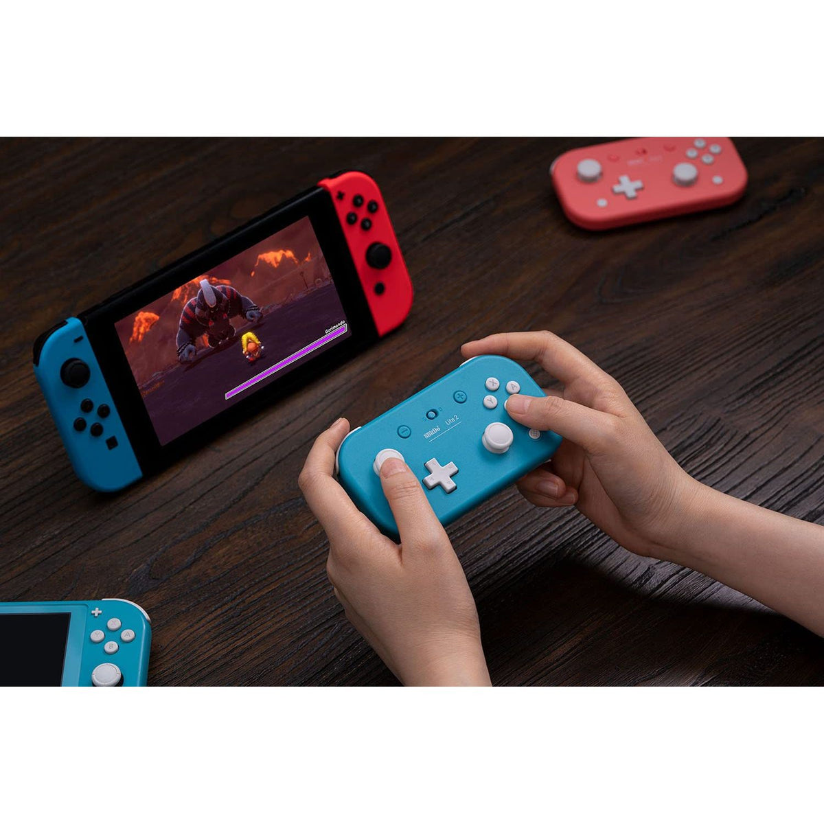 8Bitdo Lite 2 Bluetooth Gamepad for Switch, Switch Lite, Android and Raspberry Pi (Turquoise)
