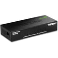 TRENDnet 8-Port Mini Gigabit Switch, TEG-S80g, Ethernet Splitter, NDAA + TAA Compliant, Desktop Metal Ethernet Network Switch, 8 x Gigabit Ports, Fanless, Lifetime Protection, Black