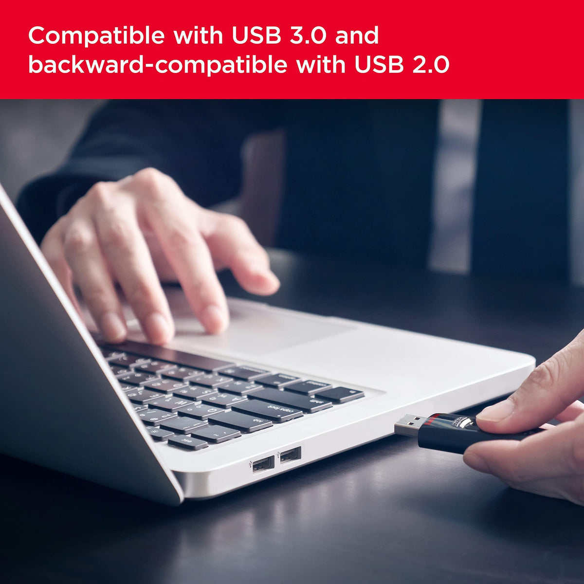 SanDisk 256GB Ultra USB 3.0 Flash Drive - SDCZ48-256G-GAM46, Black