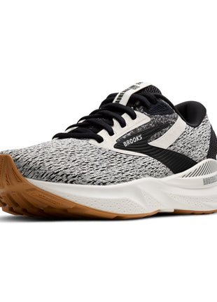 Brooks Women’s Adrenaline GTS 24 Supportive Running Shoe - Coconut/Black/Biscuit - 8 Medium