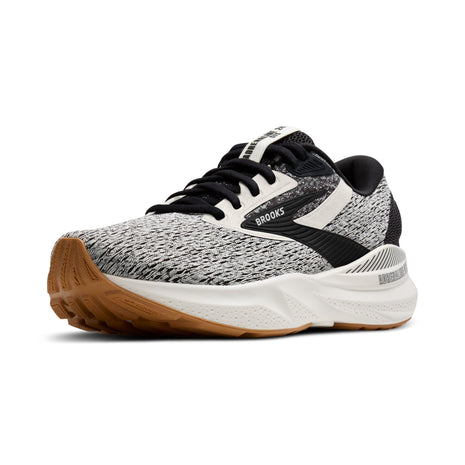 Brooks Women’s Adrenaline GTS 24 Supportive Running Shoe - Coconut/Black/Biscuit - 8 Medium
