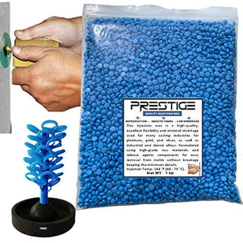 Quality Beads Injection Wax Flex Light Blue Wax Jewelry Lost Wax Casting 1 Pound