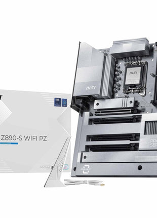 MSI PRO Z890-S WiFi PZ Motherboard, Back-Connect ATX - Supports Intel Core Ultra Processors (Series 2), LGA 1851 - DDR5 Memory Boost (8600+ MT/s OC), PCIe 5.0 x16, M.2 Gen5, Wi-Fi 7, 2.5G LAN