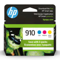 HP 910 Cyan, Magenta, Yellow Ink Cartridges | Works with HP OfficeJet 8010, 8020 Series, HP OfficeJet Pro 8020, 8030 Series | Eligible for Instant Ink | 3YN97AN, 3 Count (Pack of 1)