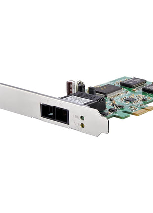 StarTech.com PCI Express (PCIe) Gigabit Ethernet Multimode SC Fiber Network Card Adapter NIC - 550m - PCIe GbE Fiber Optic Network Card, TAA (PEX1000MMSC2)