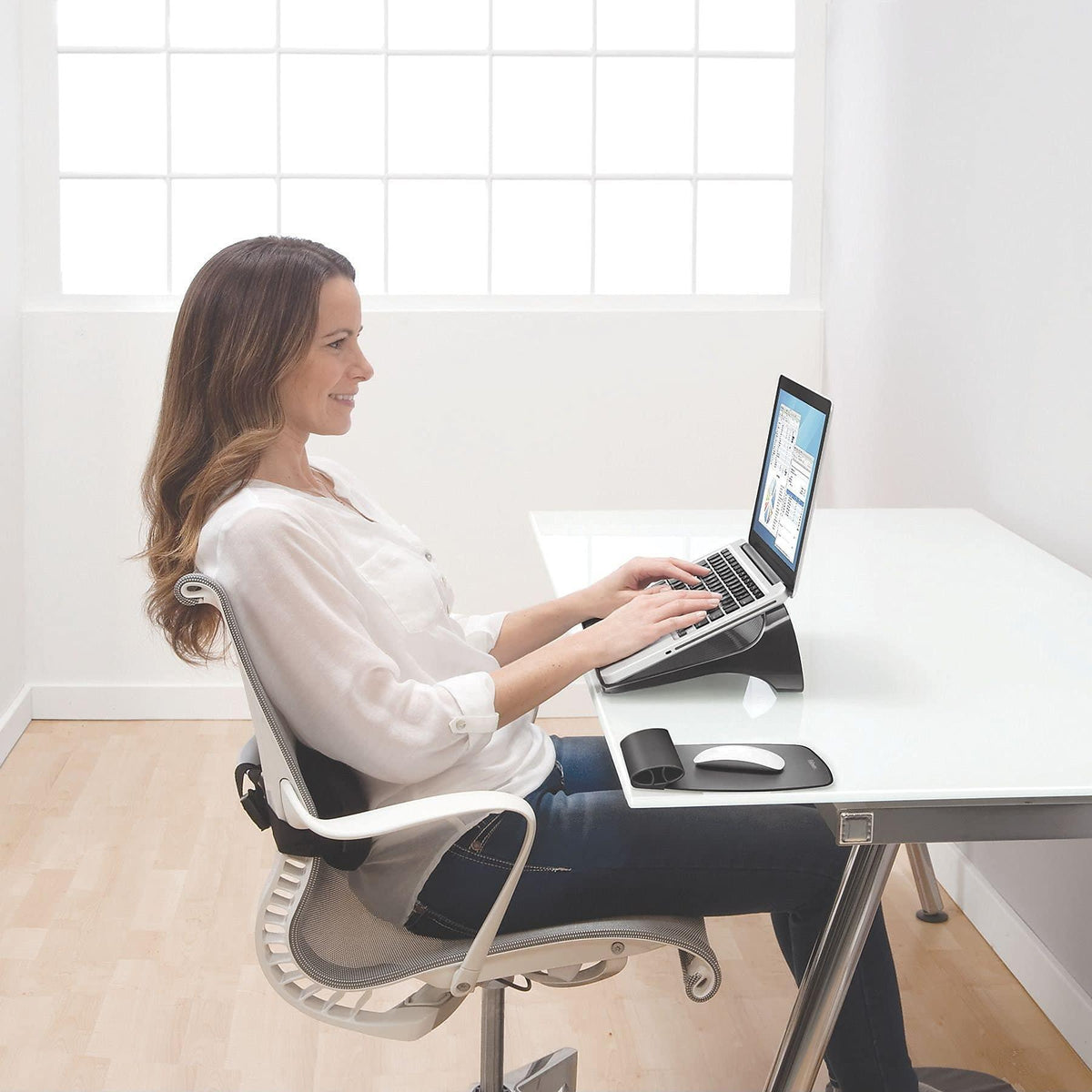 Fellowes I-Spire Series Laptop Lift/Stand, Black (9472401)