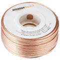 Amazon Basics Speaker Cable, Easy Assembly, 16-Gauge, Bronze, 100 ft