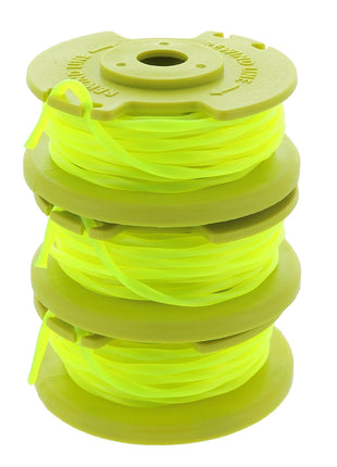 Ryobi One PLUS+ AC80RL3 OEM .080 Inch Twisted Line and Spool Replacement for Ryobi 18v, 24v, and 40v Cordless Trimmers (3 Pack)