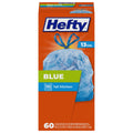 Hefty Blue Trash Bags, Blue, 13 Gallon, 60 Count