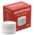 AeroPress Coffee Maker White Paper Micro-Filters, Compostable Coffee Filters Made From White, Chlorine-Free Paper, Fits Standard Size AeroPress Manual Coffee Makers, 350 Count