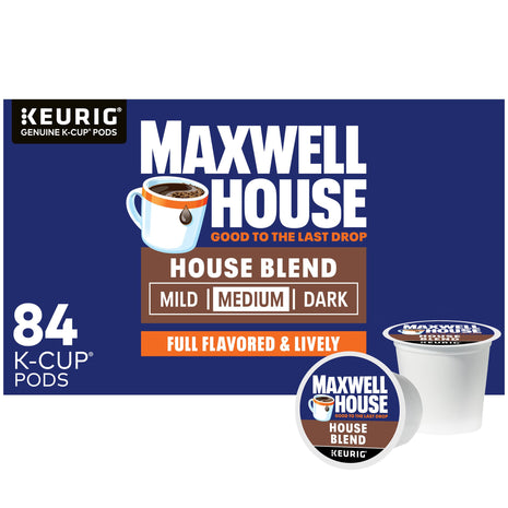 Maxwell House K-Cup® Coffee Pods, 84 ct Box, House Blend Medium Roast