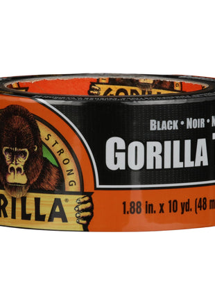 Gorilla Gorilla Tape, 3 inch Core, 1.88 inch x 10 yds, Black