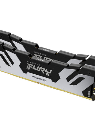 Kingston FURY Renegade DDR5 Zilber/White XMP 32GB (2x16GB) 8000MT/s CL38 DIMM Gaming Desktop Memory Set of 2 - KF580C38RWK2-32