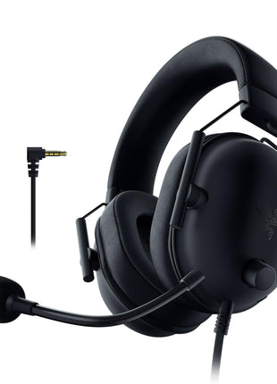 Razer BlackShark V2 X PlayStation Gaming Headset: 50mm Drivers - Cardioid Mic - Lightweight - Comfortable, Noise Isolating Earcups - for PS5, Xbox Series X, PC, Switch via 3.5 mm Audio Jack - Black