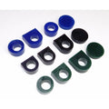 JTS Carving Wax Ring Tube Assortment - Jewelry Earring Modeling Wax 12 Pcs Pre-Cut Tubes & Blanks - 3 Grades
