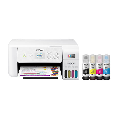 Epson EcoTank ET-2803 Wireless Color All-in-One Supertank Printer